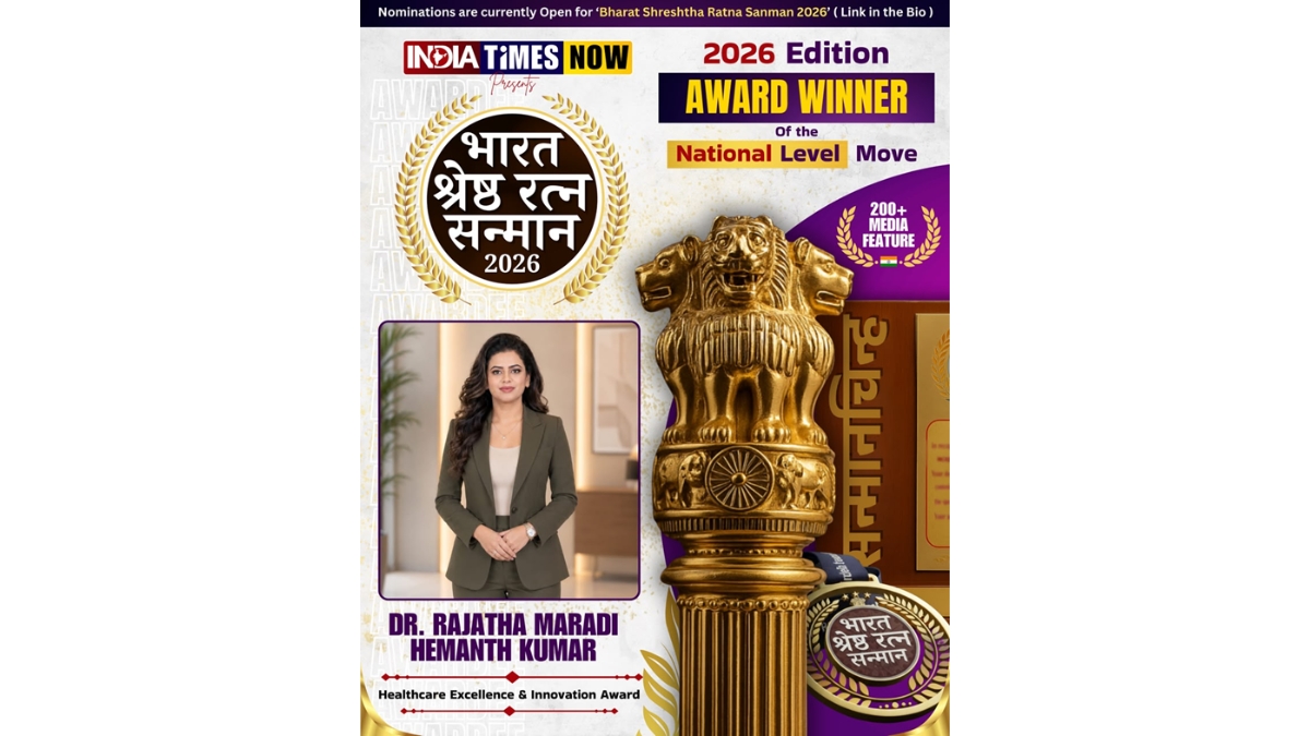 Dr. Rajatha Maradi Hemanth Kumar Honoured with Bharat Shreshtha Ratna Sanman 2026 for Advancing AI-Driven Precision Oncology-PNN
